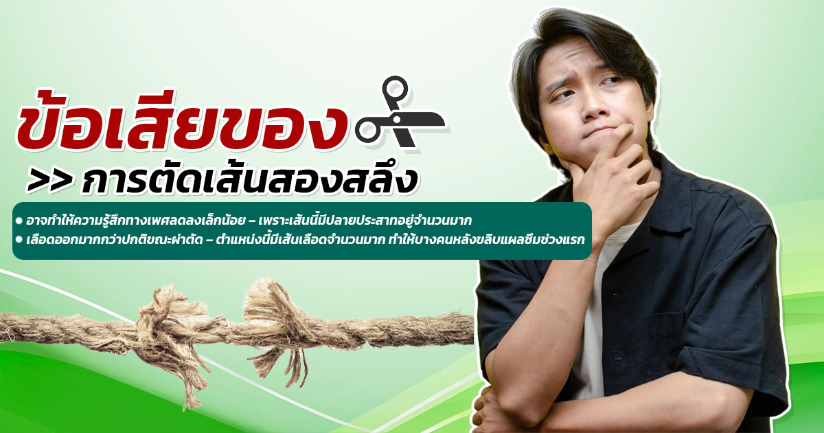 ข้อเสียเส้นสองสลึง